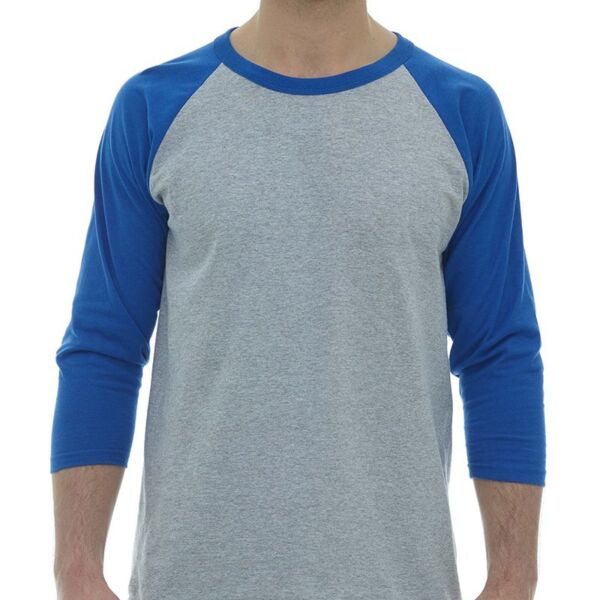 M&O • Raglan Three-Quarter Sleeve Baseball T-Shirt • 5540 Thumbnail