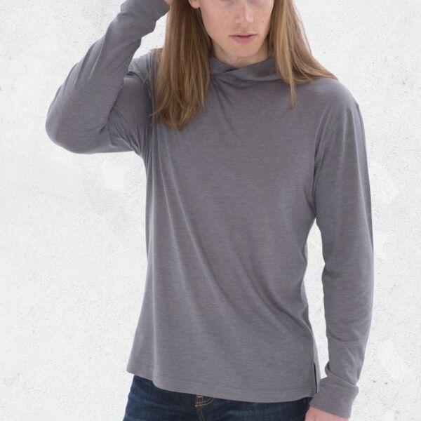 KOI • TRIBLEND LONG SLEEVE HOODED TEE • 8031 Thumbnail