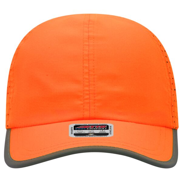 OTTO CAP • Pongee Running Hat w/ Perforated Back and reflective Binding • 133-1258 Thumbnail