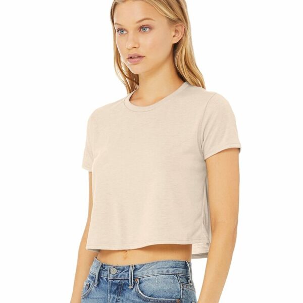 Bella + Canvas • Women’s Flowy Crop Tee • 8882 Thumbnail
