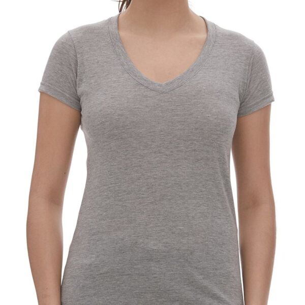 M&O • Women's Deluxe Blend V-Neck T-Shirt • 3542 Thumbnail