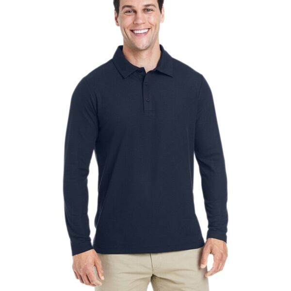 Core 365 • Men's Fusion ChromaSoft™ Long Sleeve Pique Polo • CE112L Thumbnail