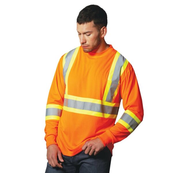 CX2 • Beacon - Adult Long Sleeve Hi-Vis T-Shirt Vendor • S05948 Thumbnail