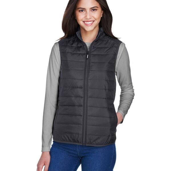 Core 365 • Women's Prevail Packable Puffer Vest • CE702W Thumbnail